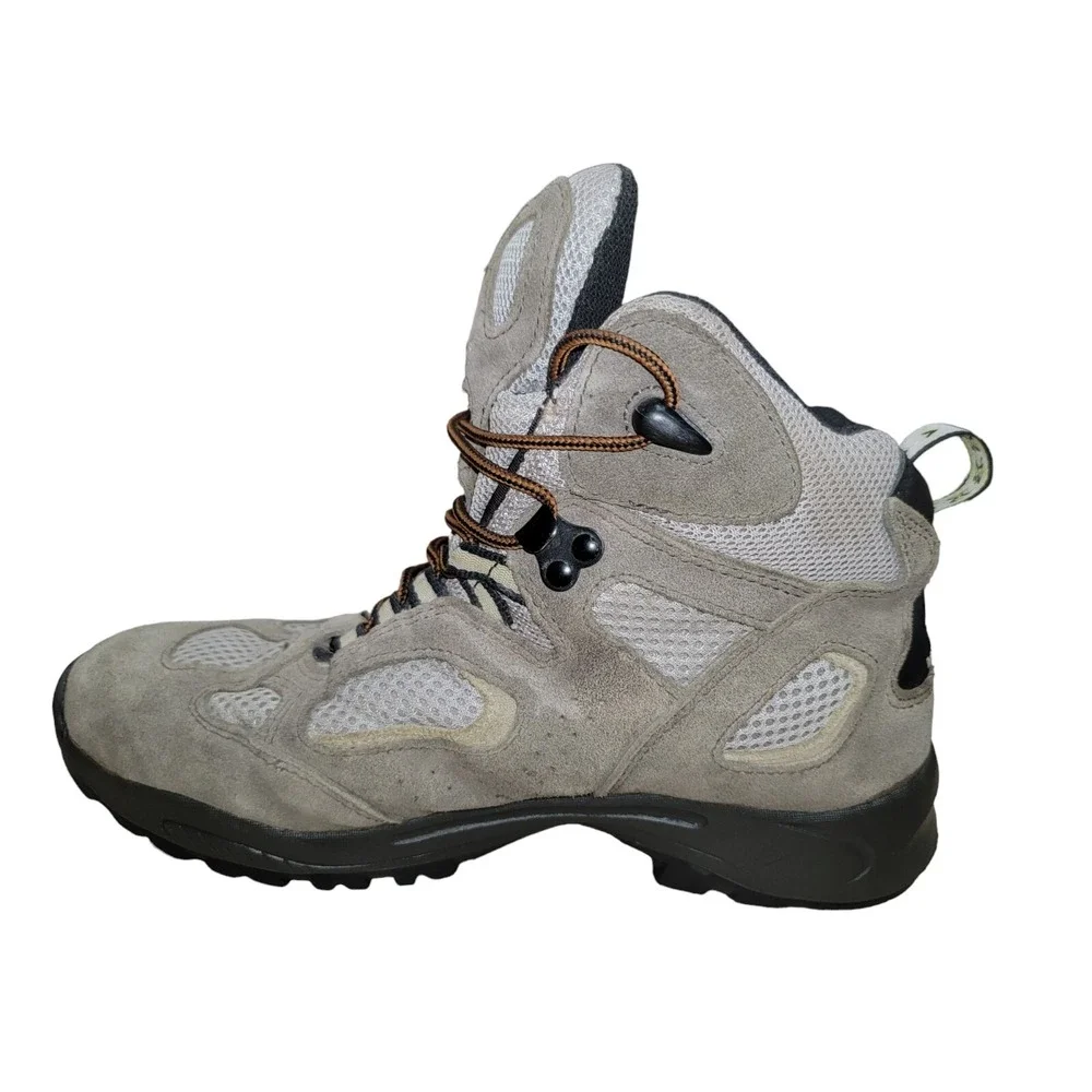 Vasque Breeze Waterproof Hiking Boots Youth Size 6 M Gray Leather Trail Shoes